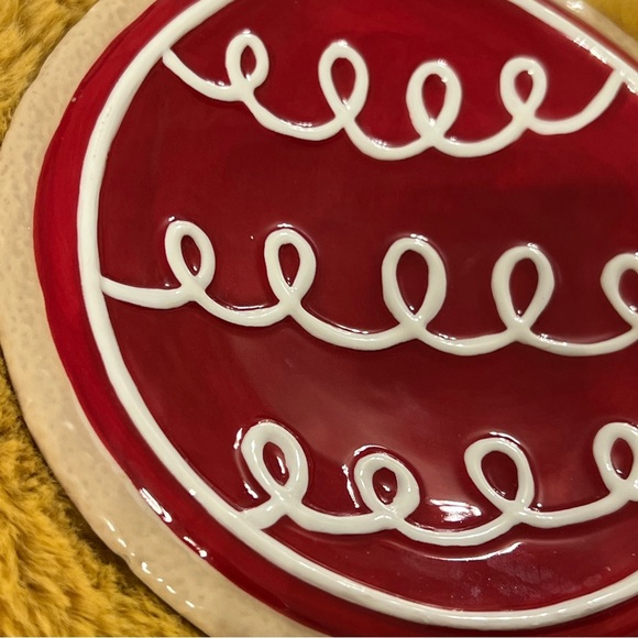 Fitz & Floyd CLASSICS SANTA'S KITCHEN ORNAMENT PLATE Christmas Cookie Dish - Picture 2 of 3